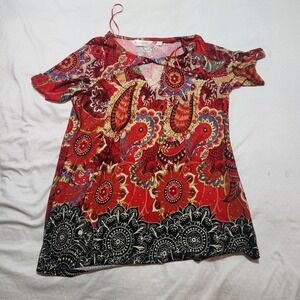 Women's Allison Taylor Ity Top - Paulina Pattern - Large